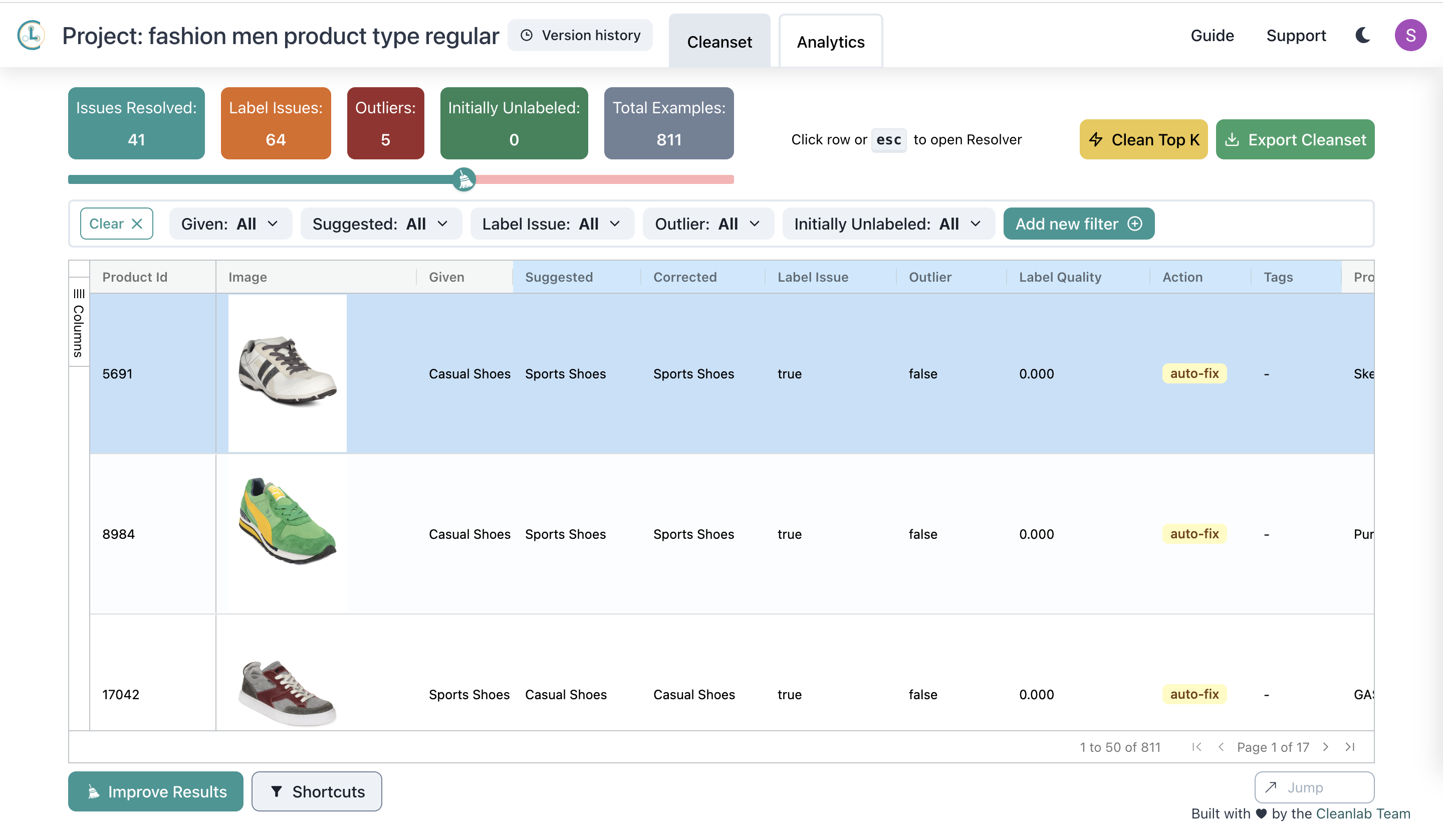 cleanlab project page