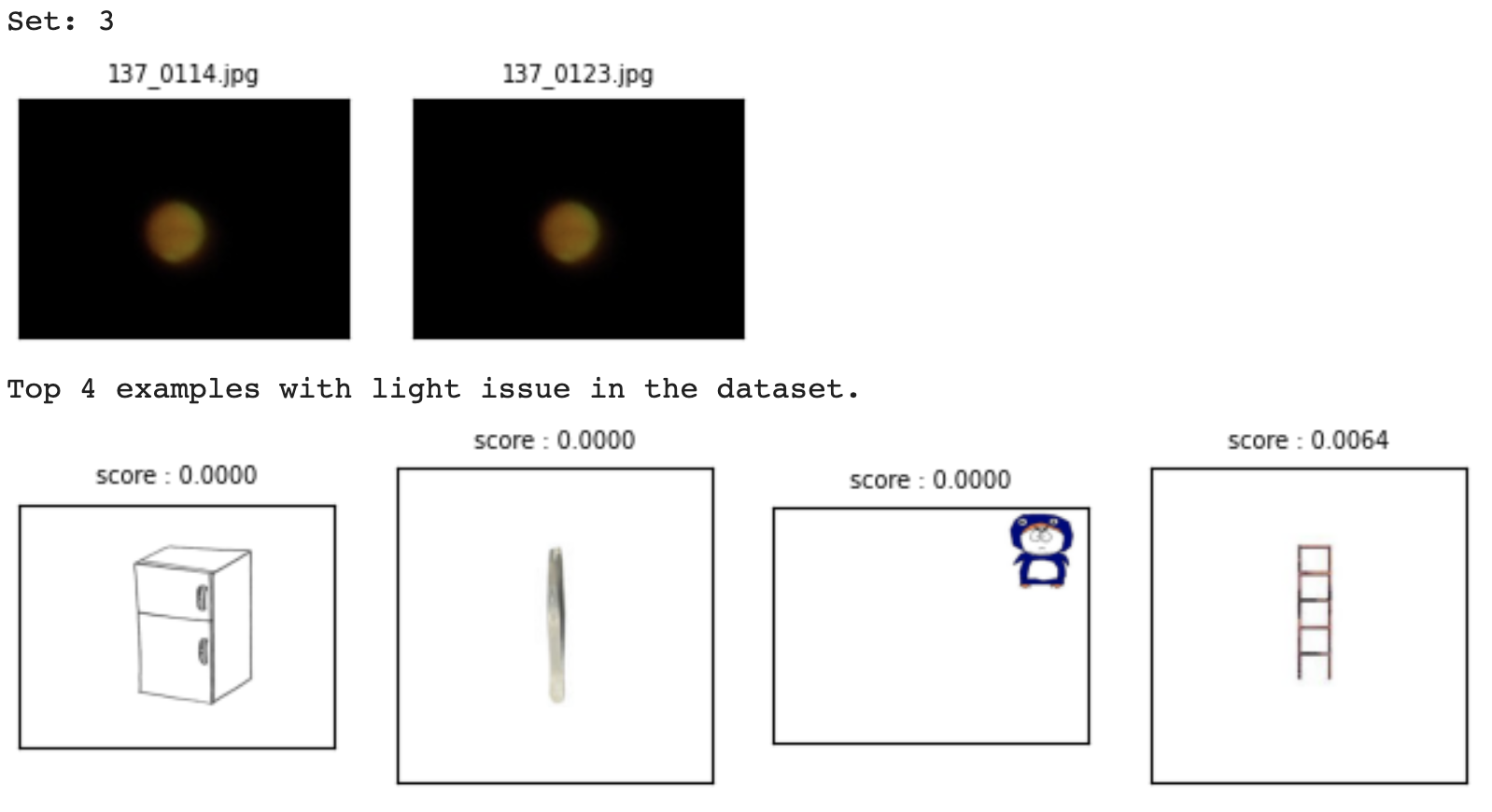 CleanVision report for Caltech-256 - part 10